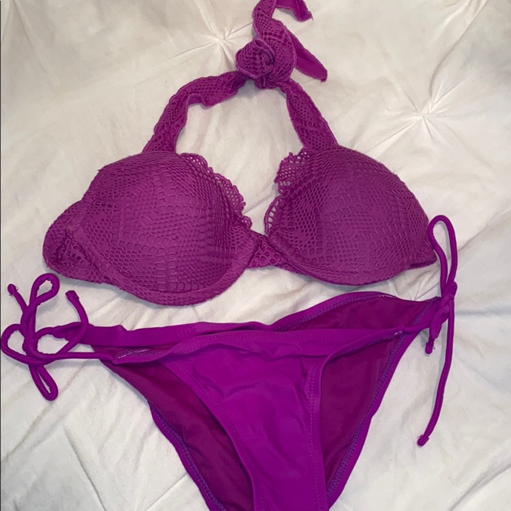 Purple bikini